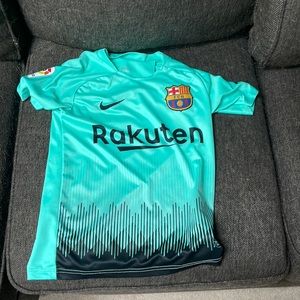Used- Kid Youth Medium, Lionel Messi Barcelona Jersey